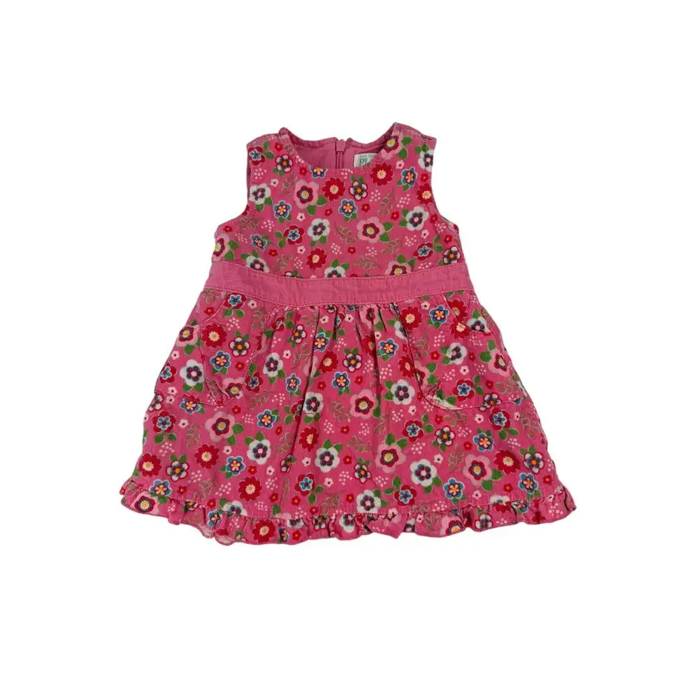 Vintage The Children's Place Baby Corduroy Floral Dress 3-6 months
